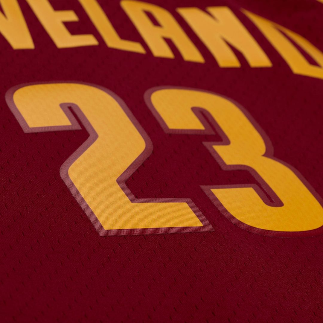 Cleveland Cavaliers LeBron James Mitchell & Ness 2015 - 16 Swingman Jersey - Wine