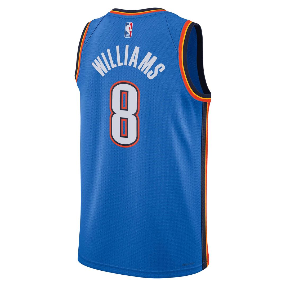 Oklahoma City Thunder Jalen Williams Nike Unisex Swingman Jersey - Icon Edition - Blue