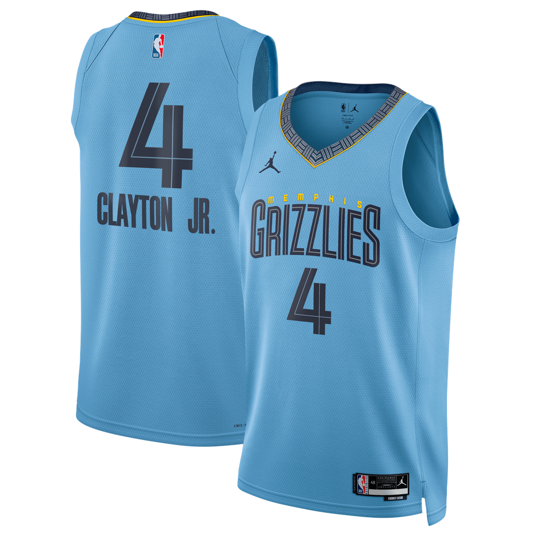 Memphis Grizzlies Walter Clayton Jr. Jordan Brand Unisex Swingman Jersey - Statement Edition - Light Blue