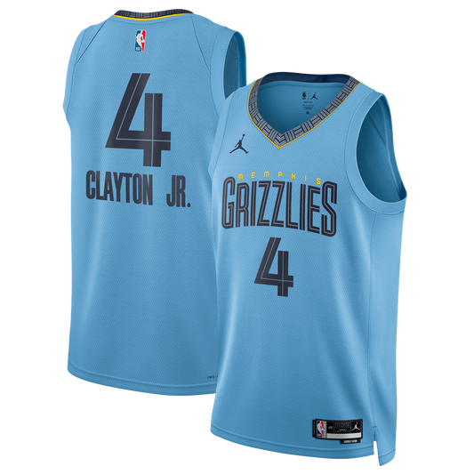 Memphis Grizzlies Walter Clayton Jr. Jordan Brand Unisex Swingman Jersey - Statement Edition - Light Blue