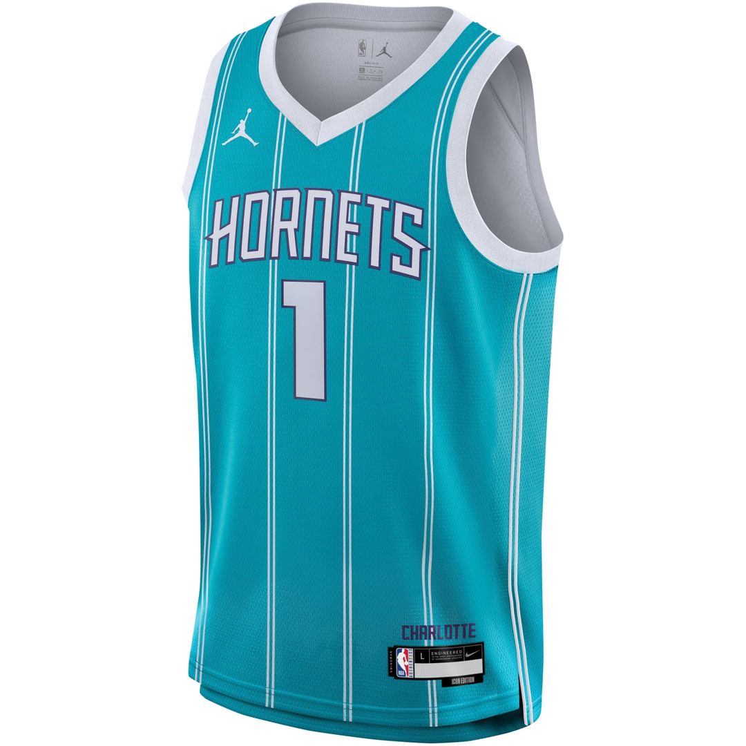 Charlotte Hornets LaMelo Ball Nike Youth Swingman Jersey - Icon Edition - Teal