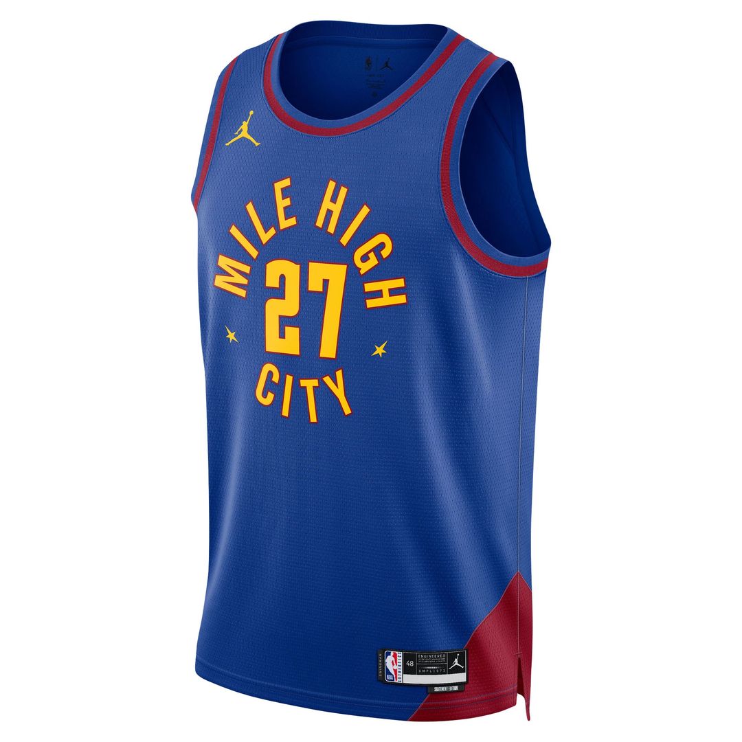Denver Nuggets Jamal Murray Jordan Brand Unisex Swingman Jersey - Statement Edition - Blue