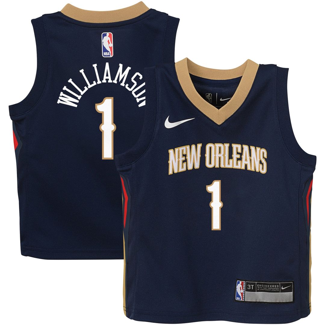 New Orleans Pelicans Zion Williamson Nike Toddler Swingman Player Jersey - Icon Edition - Navy
