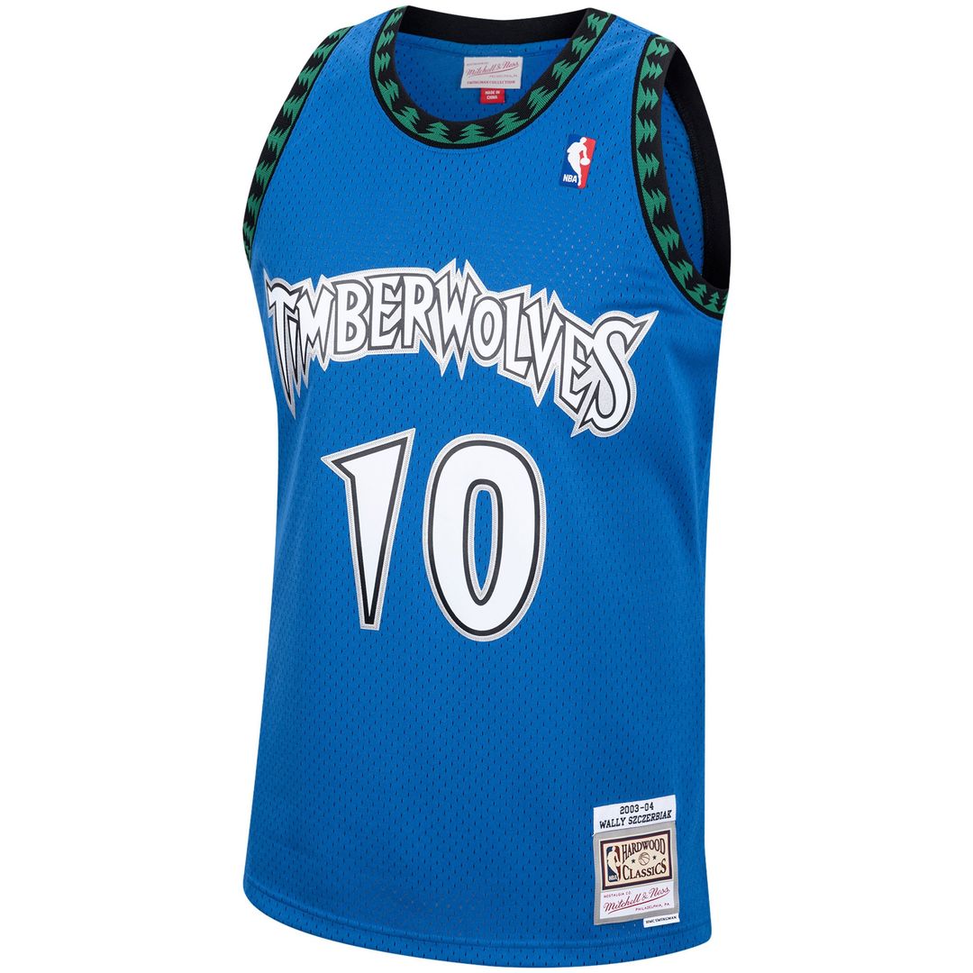 Minnesota Timberwolves Wally Szczerbiak Mitchell & Ness 2003/04 Hardwood Classics Swingman Jersey - Blue