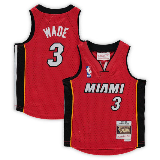 Miami Heat Dwyane Wade Mitchell & Ness Infant 2005/06 Hardwood Classics Player Jersey - Red