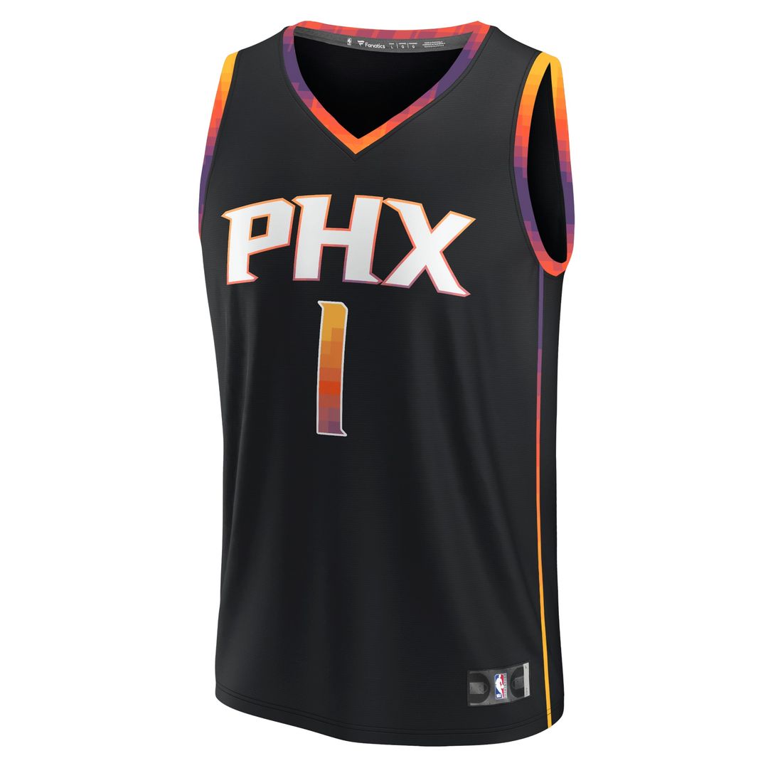 Phoenix Suns Devin Booker Fanatics Youth Fast Break Player Jersey - Statement Edition - Black