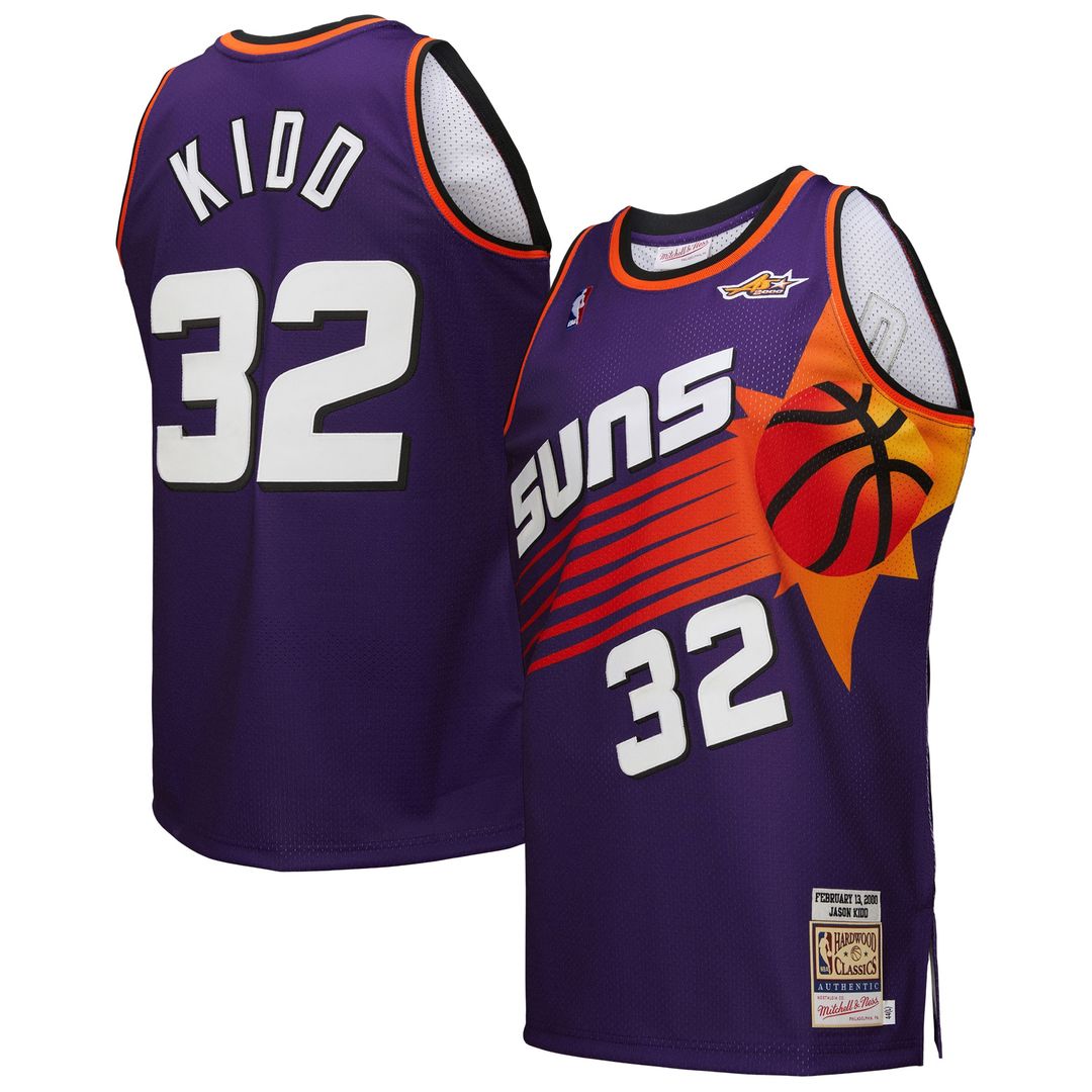 Phoenix Suns Jason Kidd Mitchell & Ness 2000 NBA All - Star Game Authentic Jersey - Purple