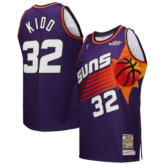 Phoenix Suns Jason Kidd Mitchell & Ness 2000 NBA All - Star Game Authentic Jersey - Purple