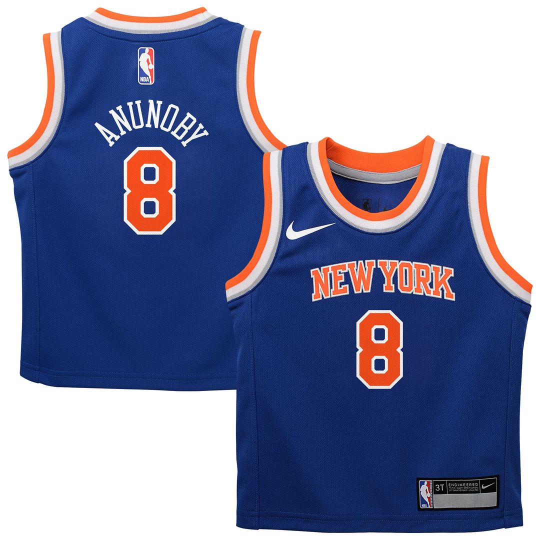 New York Knicks OG Anunoby Nike Toddler Swingman Swingman Jersey - Icon Edition - Blue
