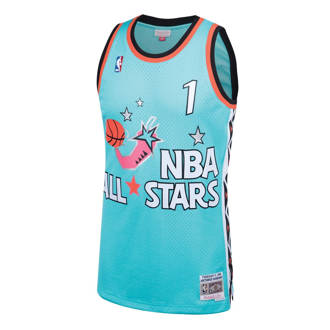 Penny Hardaway 1996 NBA All - Star Game Mitchell & Ness Hardwood Classics Swingman Jersey - Teal