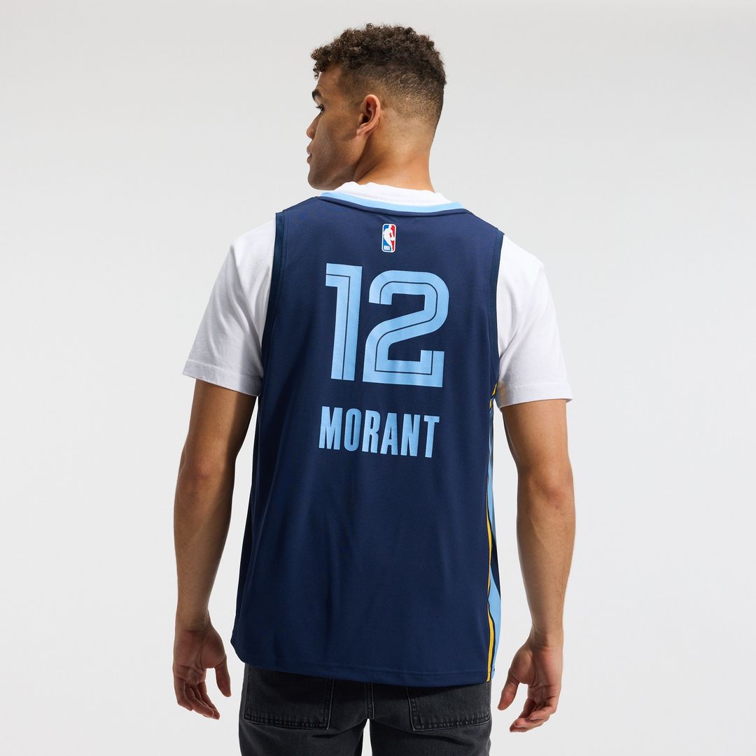 Memphis Grizzlies Ja Morant Fanatics Fast Break Replica Player Jersey - Icon Edition - Navy