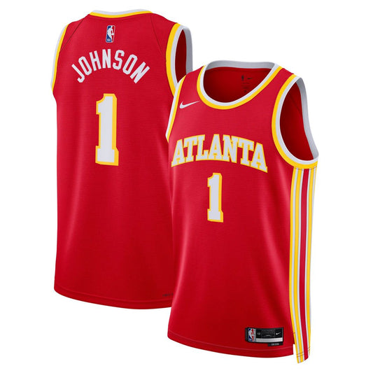 Atlanta Hawks Jalen Johnson Nike Unisex Swingman Jersey - Icon Edition - Red