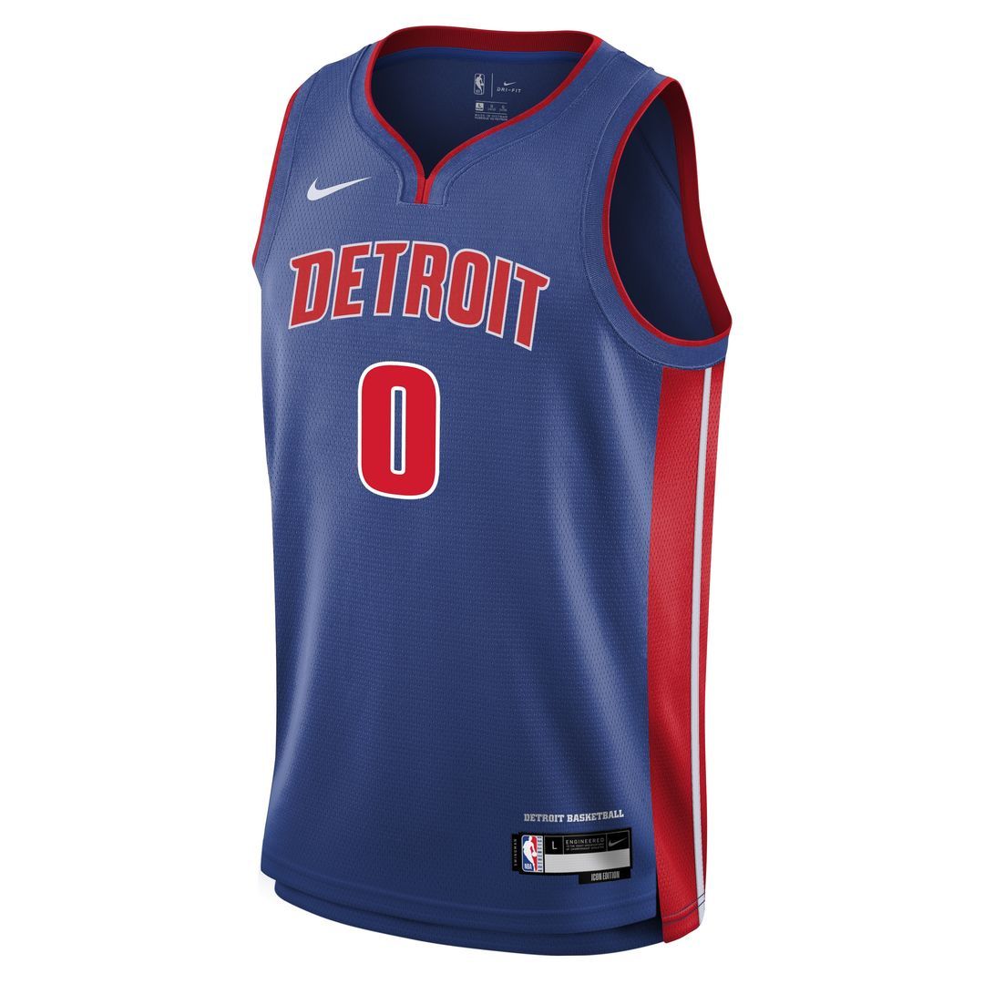 Detroit Pistons Jalen Duren Nike Youth Swingman Jersey - Icon Edition - Blue