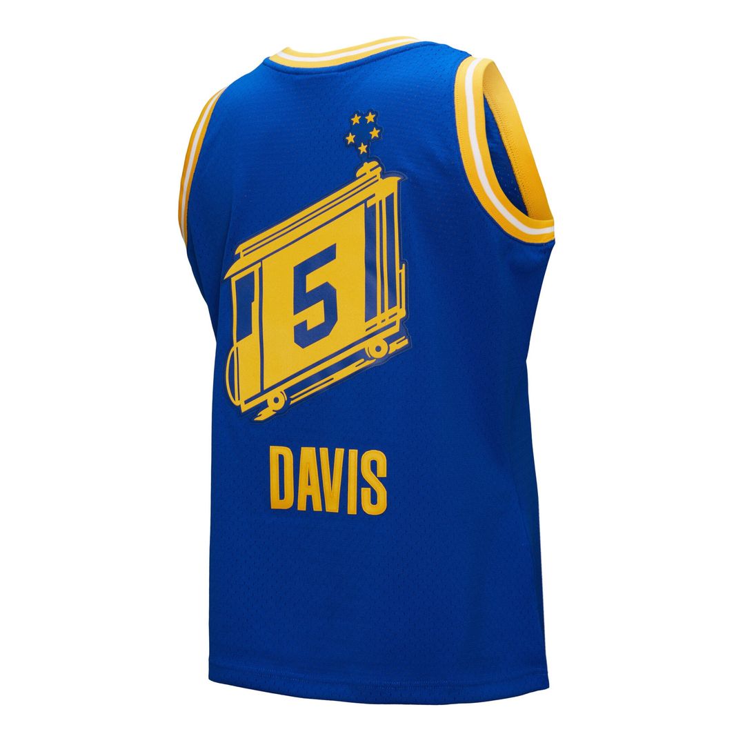 Golden State Warriors Baron Davis Mitchell & Ness Hardwood Classics 2004/05 Swingman Jersey - Royal