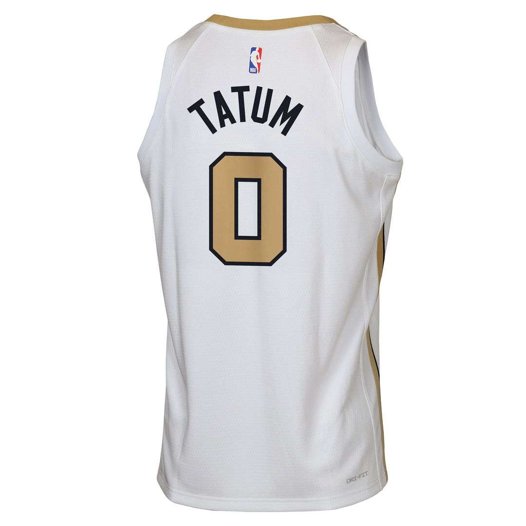 Boston Celtics Jayson Tatum Nike Youth 2025/26 City Edition Swingman Jersey - White