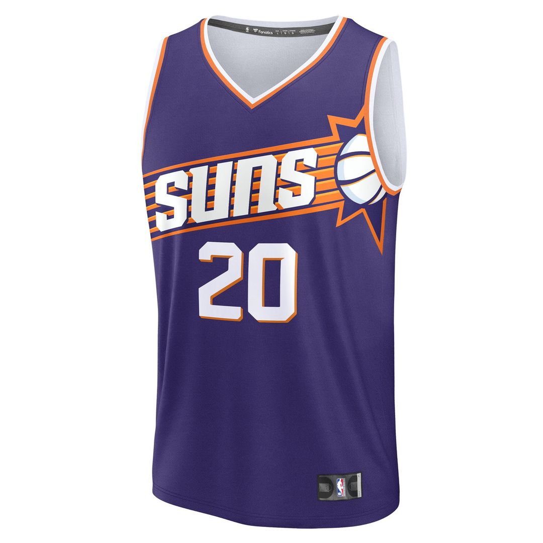 Phoenix Suns Rasheer Fleming Fanatics Youth Fast Break Replica Jersey - Purple - Icon Edition
