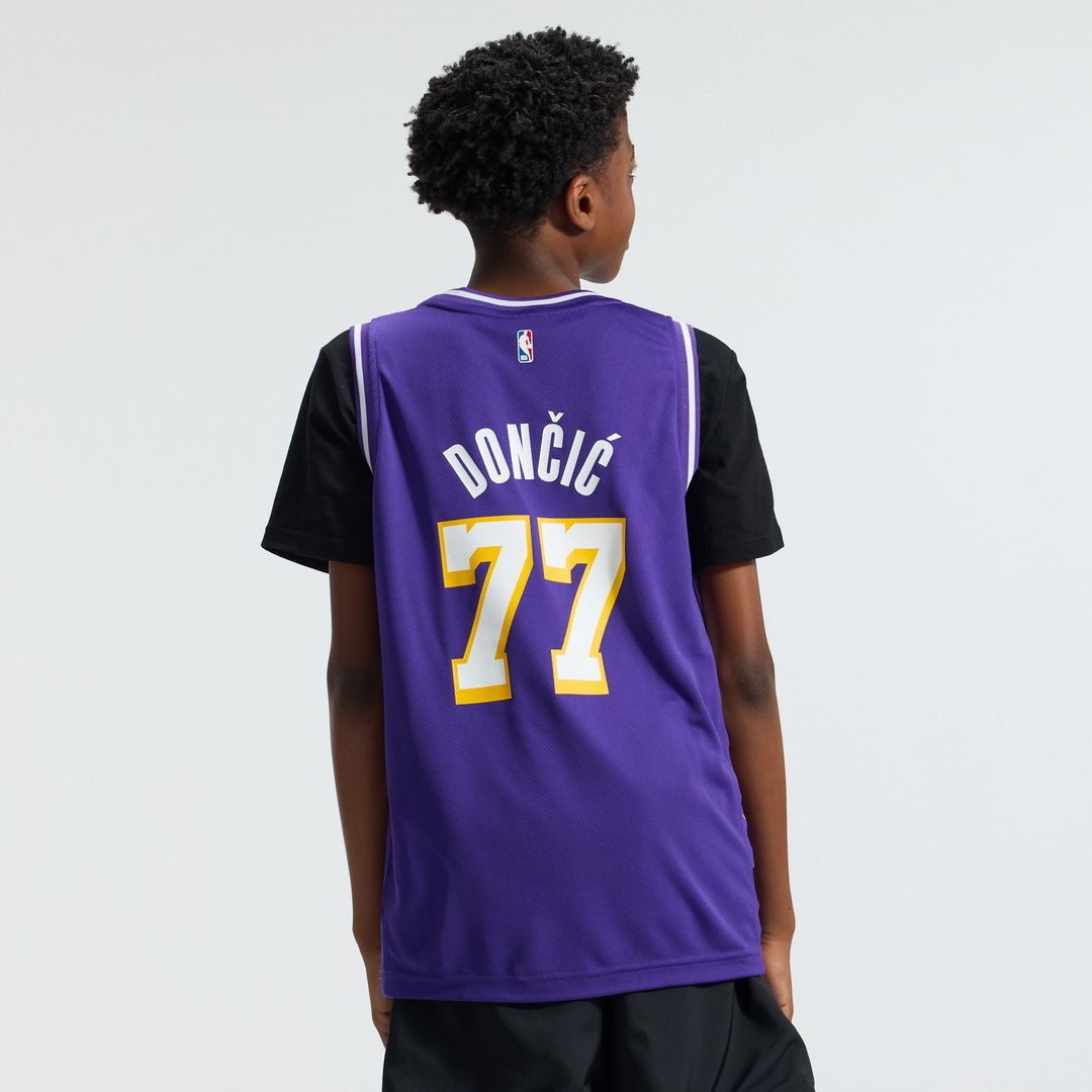 Los Angeles Lakers Luka Dončić Fanatics Youth Fast Break Jersey - Statement Edition - Purple