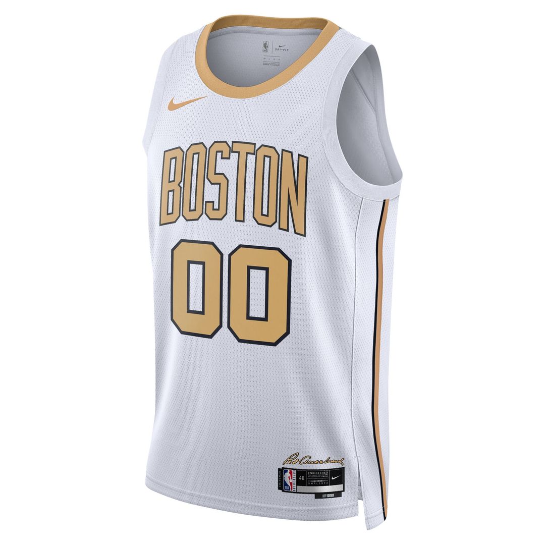 Boston Celtics Nike Unisex 2025/26 City Edition Swingman Custom Jersey - White