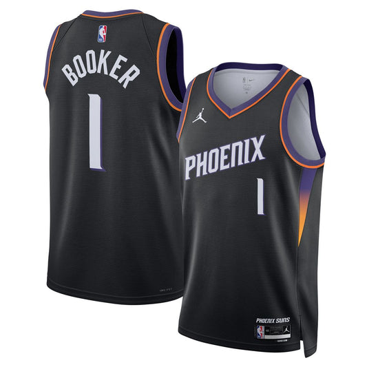 Phoenix Suns Devin Booker Jordan Brand Unisex Swingman Jersey - Statement Edition - Black