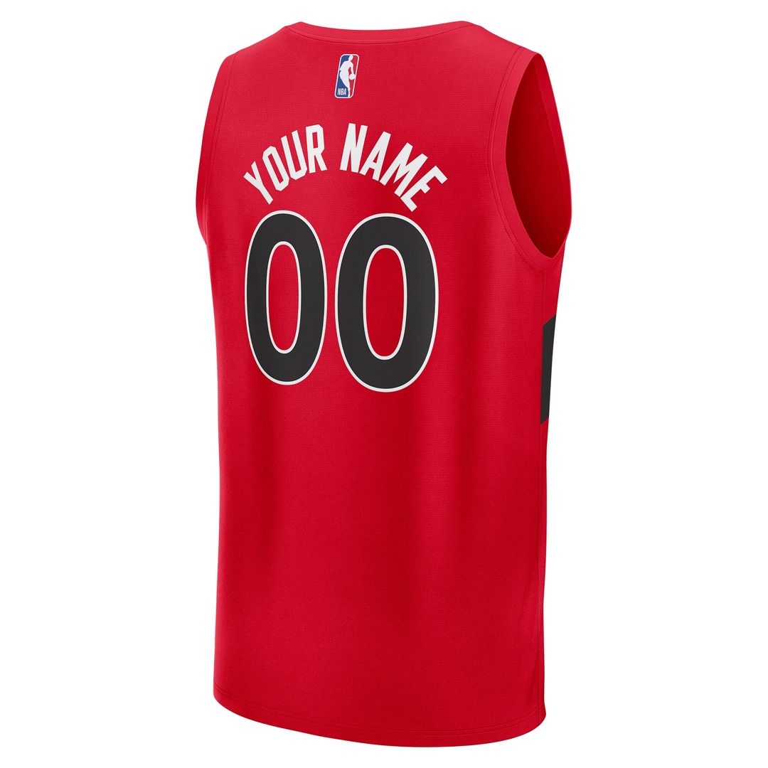 Toronto Raptors Fanatics Fast Break Custom Jersey - Icon Edition - Red