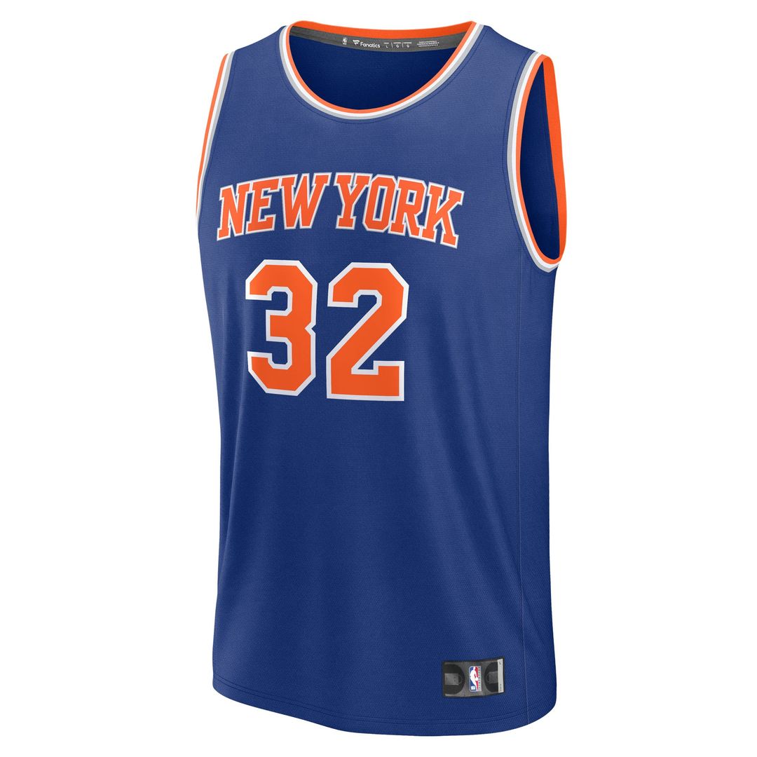 New York Knicks Karl - Anthony Towns Fanatics Youth Fast Break Replica Player Jersey - Blue - Icon Edition