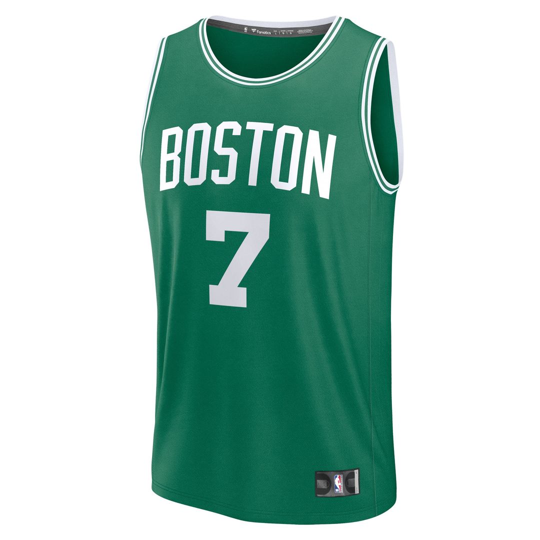 Boston Celtics Jaylen Brown Fanatics Fast Break Replica Player Jersey - Icon Edition - Kelly Green