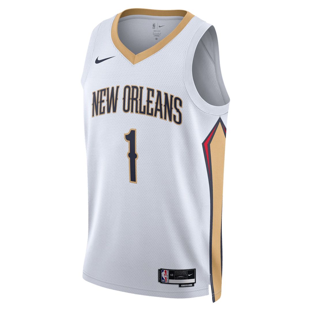 New Orleans Pelicans Zion Williamson Nike Unisex Swingman Jersey - Association Edition - White
