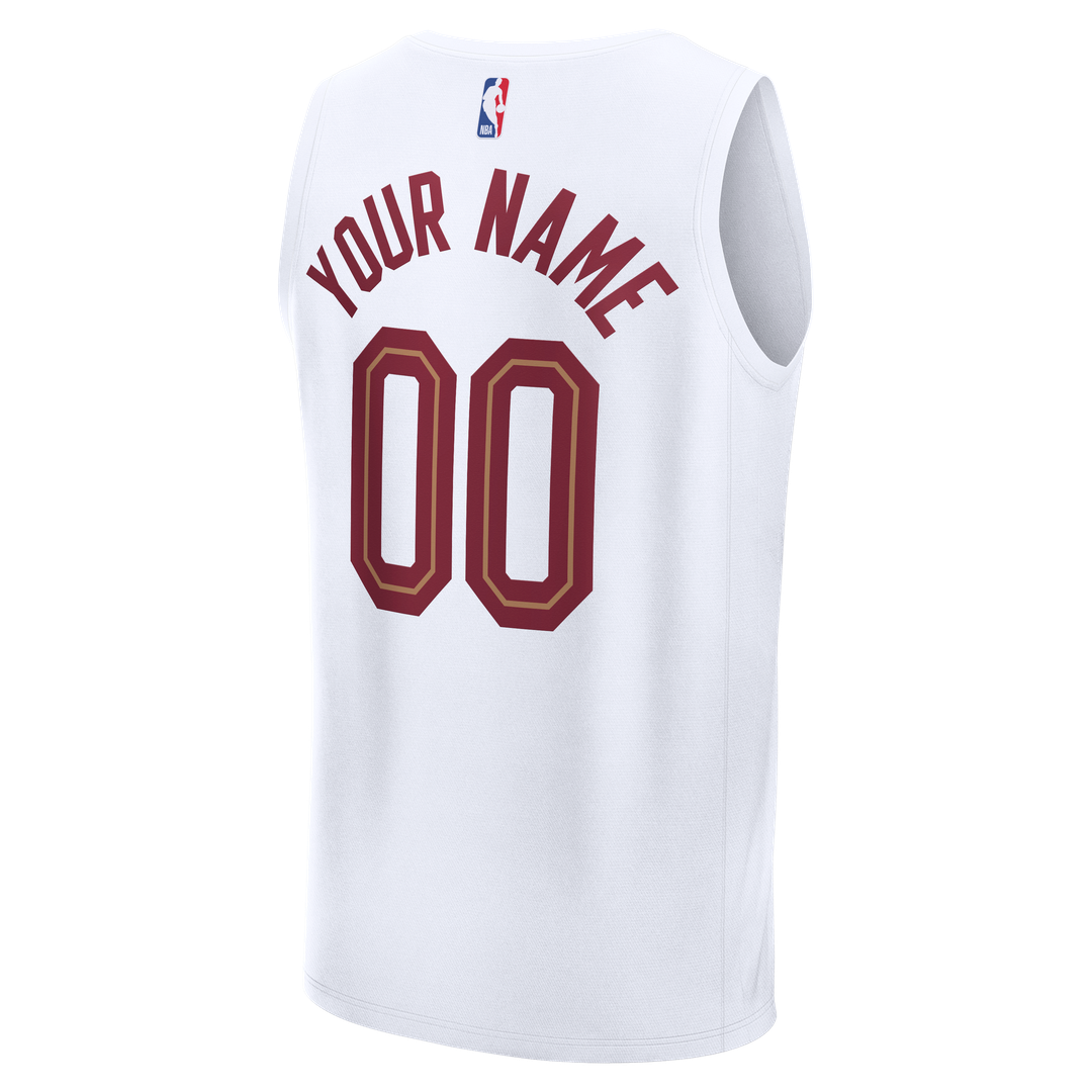 Cleveland Cavaliers Fanatics Youth Fast Break Custom Jersey - Statement Edition - Black