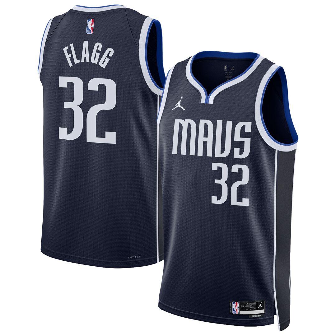 Dallas Mavericks Cooper Flagg Jordan Brand Unisex Swingman Jersey - Navy - Statement Edition
