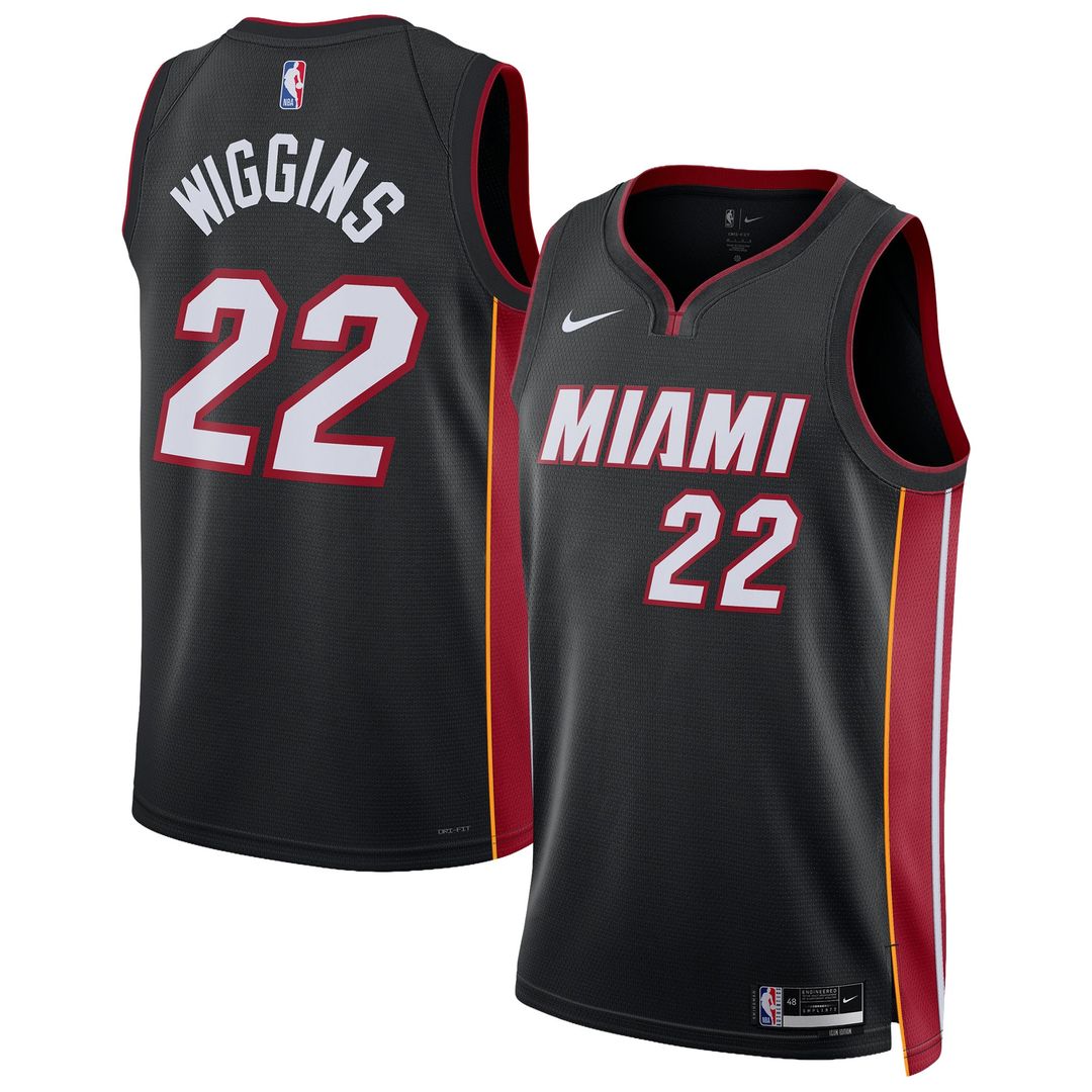 Miami Heat Andrew Wiggins Nike Unisex Swingman Player Jersey - Icon Edition - Black