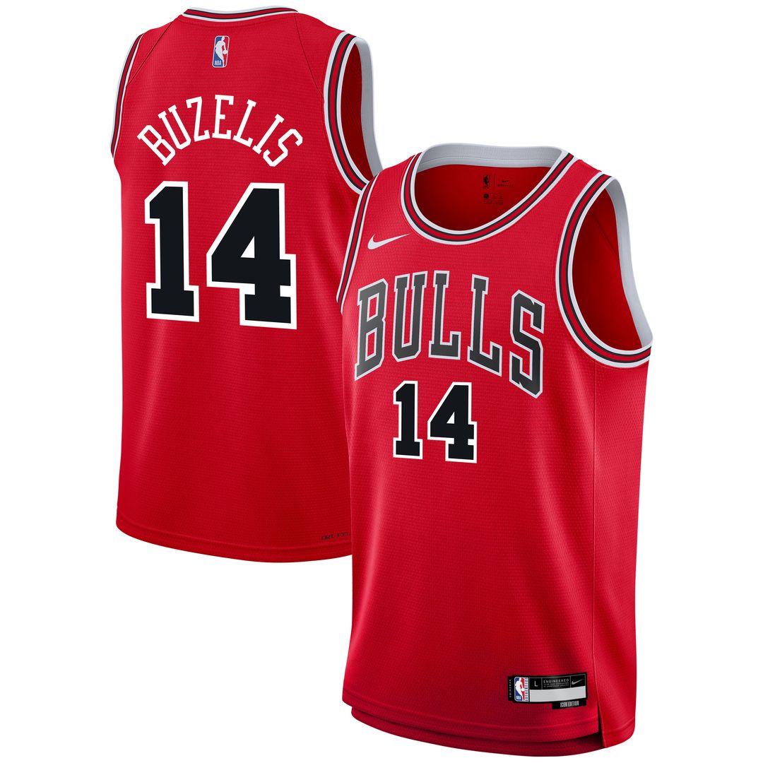 Chicago Bulls Matas Buzelis Nike Youth Swingman Jersey - Icon Edition - Red