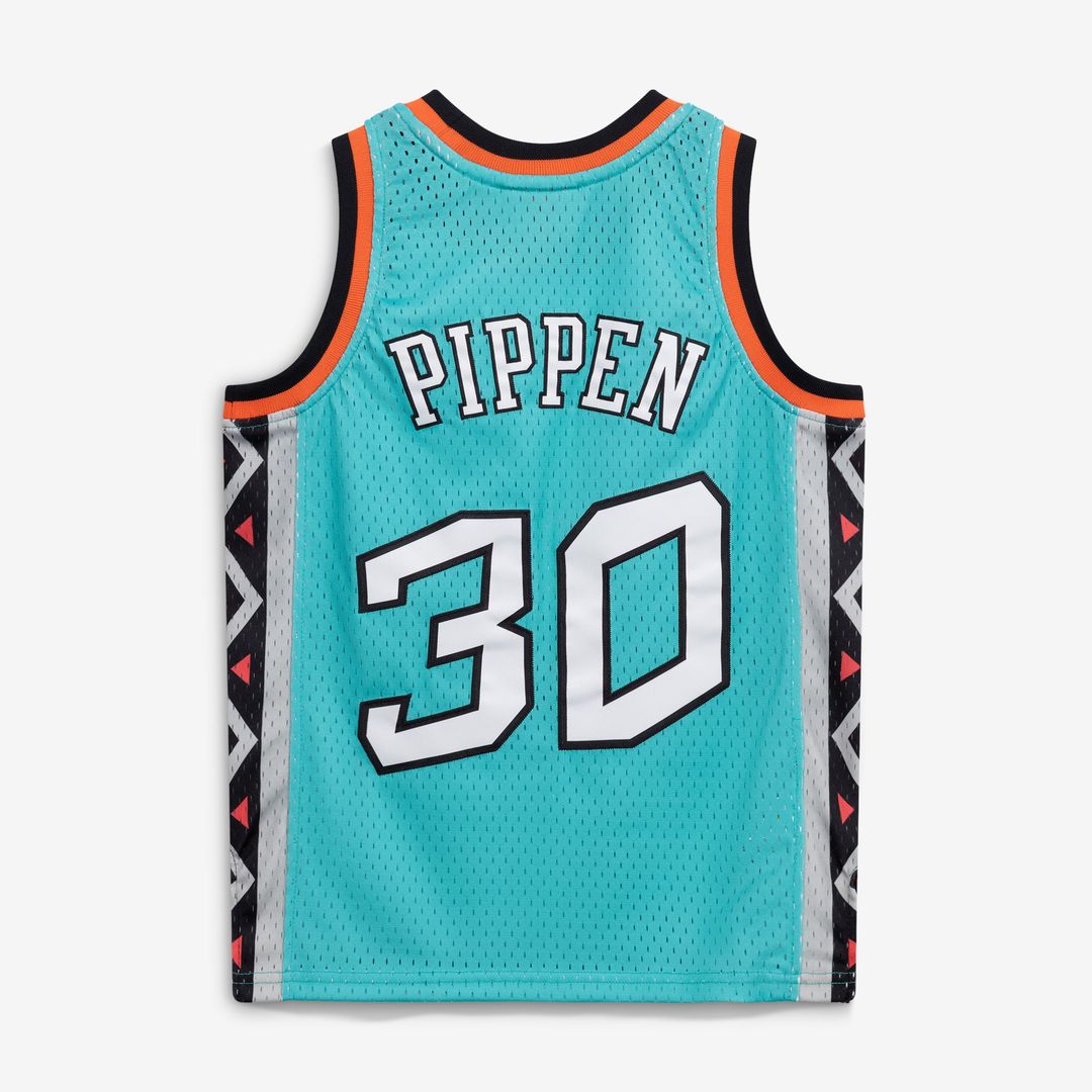 Scottie Pippen 1996 NBA All - Star Game Mitchell & Ness Youth Hardwood Classics Swingman Jersey - Teal