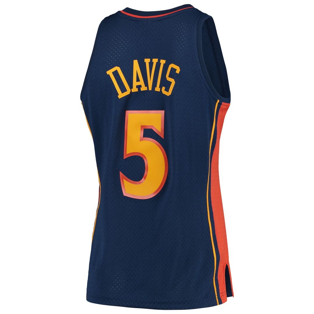 Golden State Warriors Baron Davis Mitchell & Ness 2006/07 Hardwood Classics Swingman Jersey - Navy