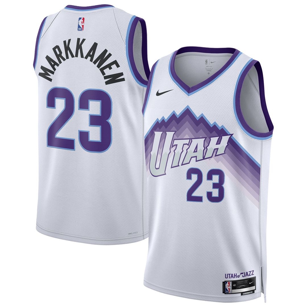 Utah Jazz Lauri Markkanen Nike Unisex Swingman Jersey - Association Edition - White