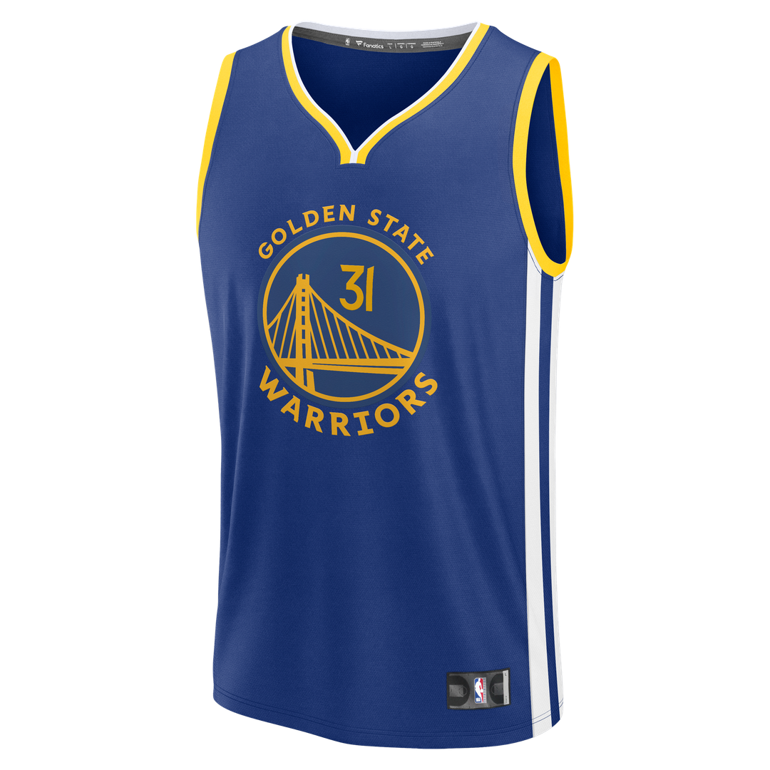 Golden State Warriors Seth Curry Fanatics Fast Break Replica Jersey - Blue - Icon Edition