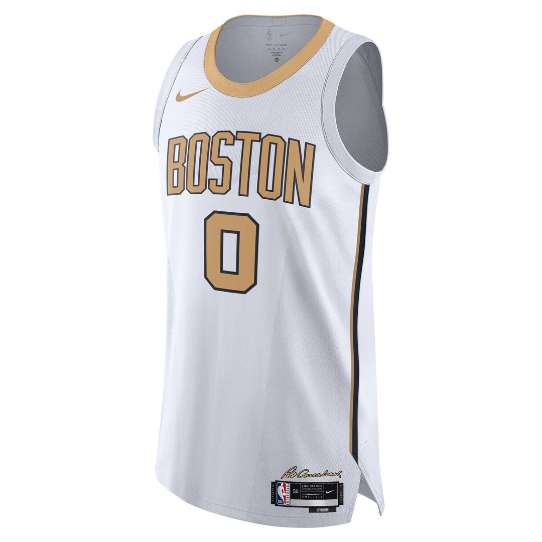 Boston Celtics Jayson Tatum Nike Unisex 2025/26 Authentic Jersey - City Edition - White