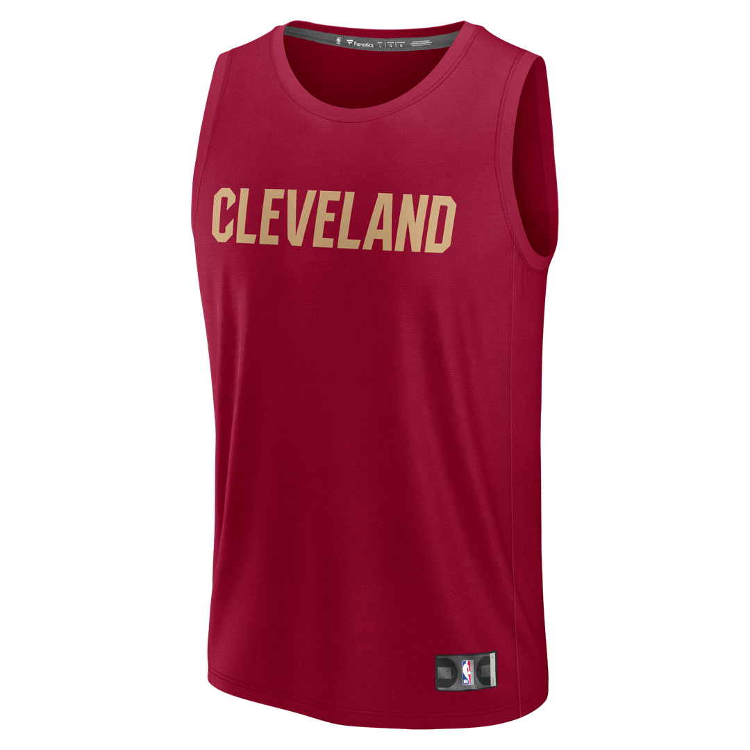 Cleveland Cavaliers James Harden Fanatics Fast Break Replica Jersey - Icon Edition - Wine