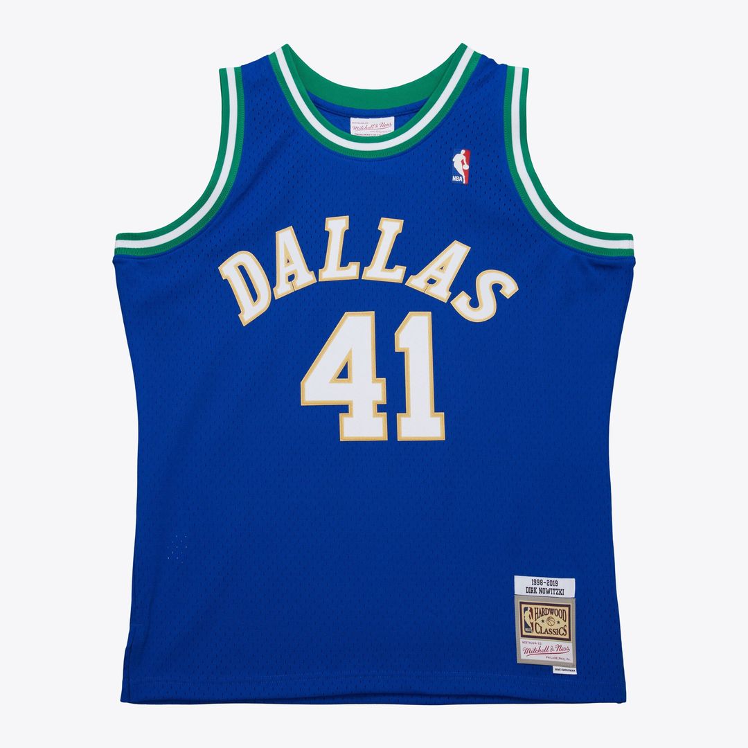 Dallas Mavericks Dirk Nowitzki 1998 Swingman Jersey - Royal