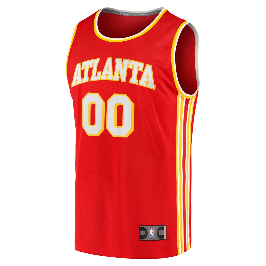Atlanta Hawks Fanatics Fast Break Replica Custom Jersey - Icon Edition - Red