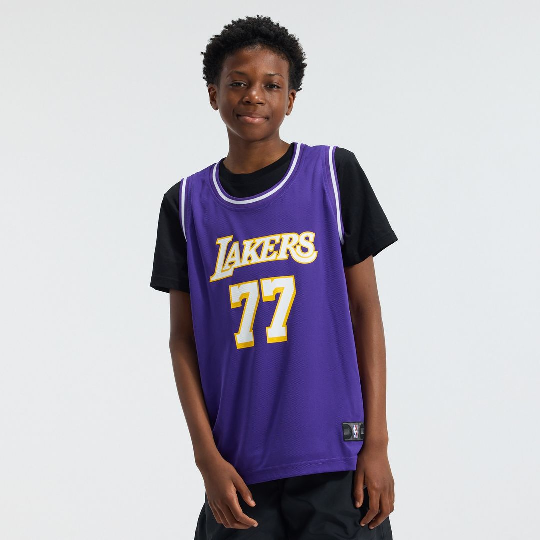 Los Angeles Lakers Luka Dončić Fanatics Youth Fast Break Jersey - Statement Edition - Purple