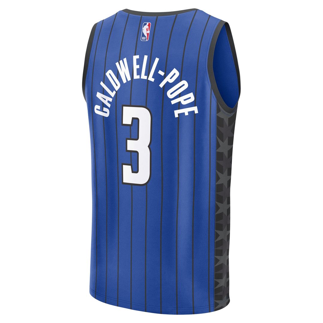 Orlando Magic Kentavious Caldwell - Pope Fanatics Fast Break Replica Player Jersey - Statement Edition - Blue