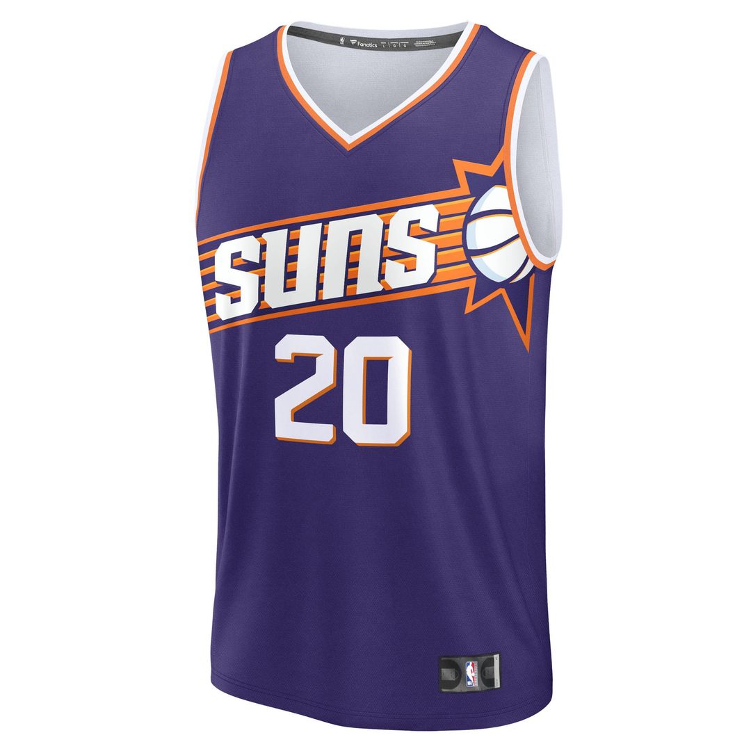 Phoenix Suns Rasheer Fleming Fanatics Fast Break Replica Jersey - Purple - Icon Edition