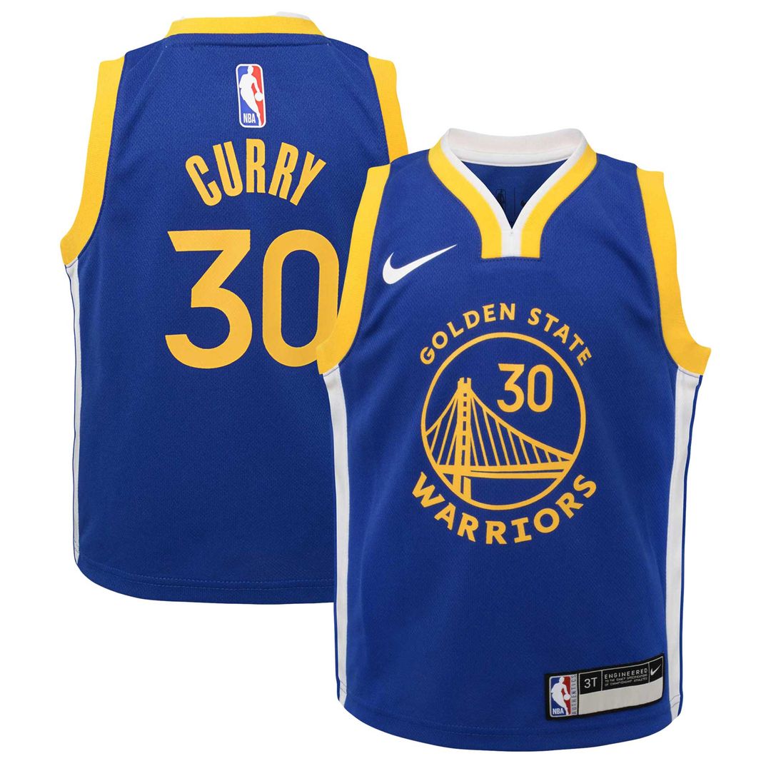 Golden State Warriors Stephen Curry Nike Toddler Swingman Player Jersey - Icon Edition - Royal