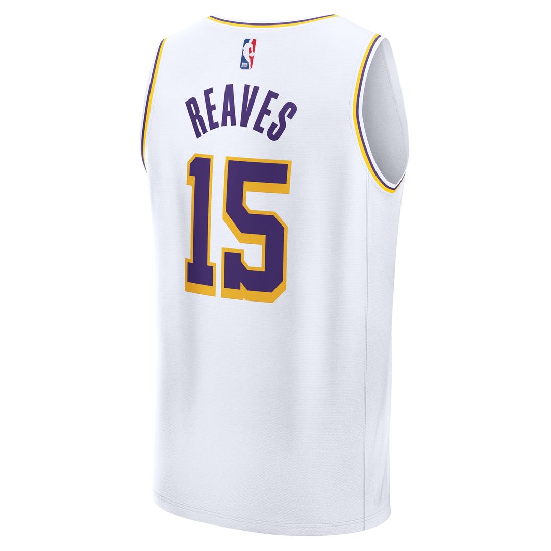 Los Angeles Lakers Austin Reaves Fanatics Fast Break Replica Player Jersey - Association Edition - White