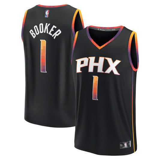 Phoenix Suns Devin Booker Fanatics Youth Fast Break Player Jersey - Statement Edition - Black