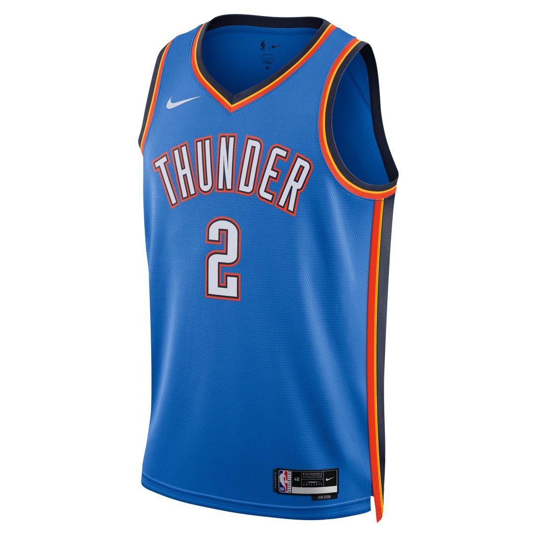 Oklahoma City Thunder Shai Gilgeous - Alexander Nike Unisex Swingman Jersey - Association Edition - White