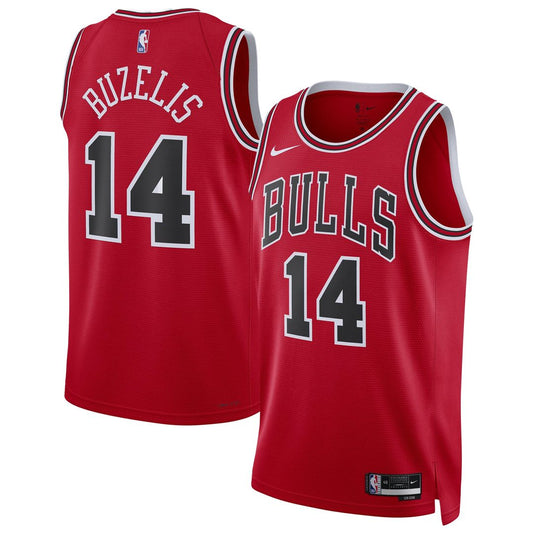Chicago Bulls Matas Buzelis Nike Unisex Swingman Player Jersey - Icon Edition - Red