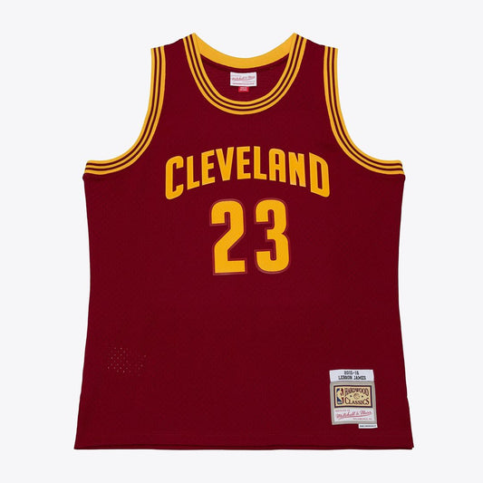 Cleveland Cavaliers LeBron James Mitchell & Ness 2015 - 16 Swingman Jersey - Wine