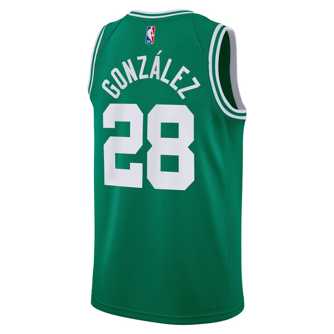 Boston Celtics Hugo González Nike Unisex Swingman Jersey - Icon Edition - Kelly Green