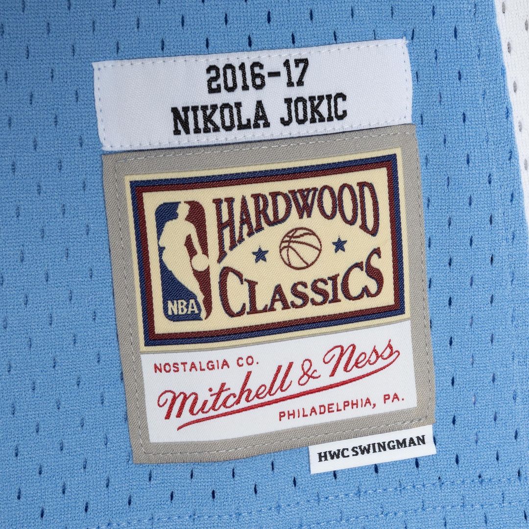Denver Nuggets Nikola Jokic Mitchell & Ness 2016/17 Swingman Jersey - Light Blue